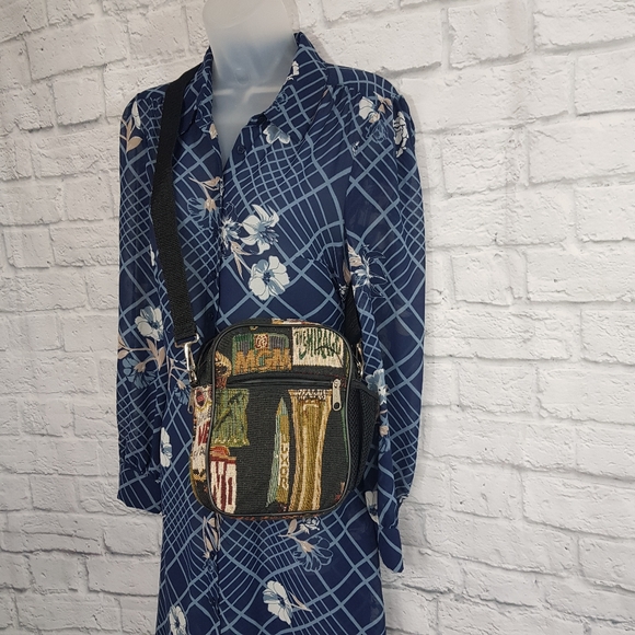 American Uni VTG Tapestry Multi Crossbody - Picture 12 of 13